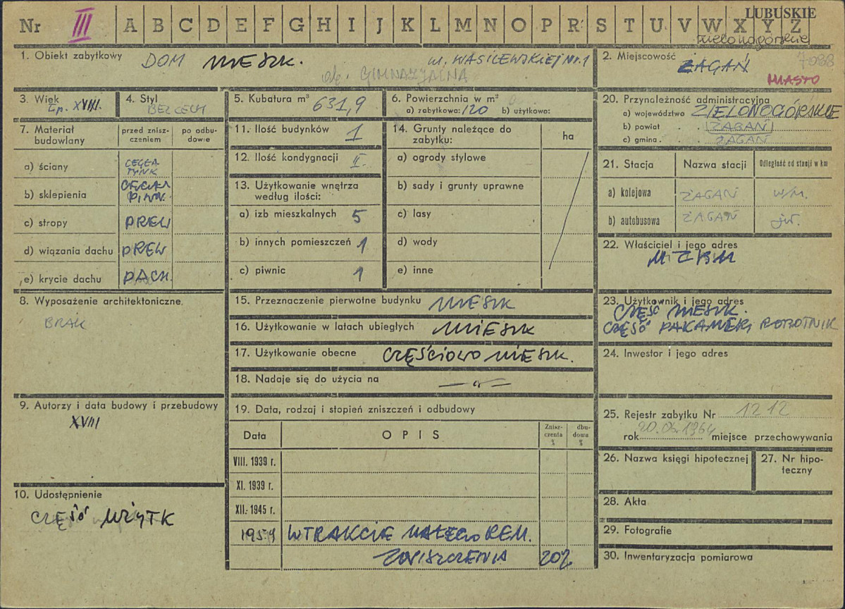 Karta zielona, skan nr 1