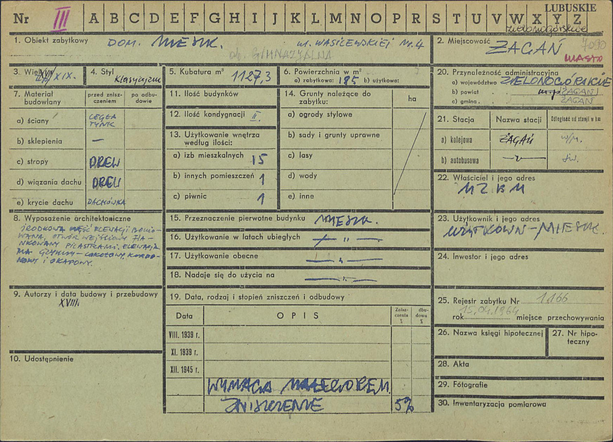 Karta zielona, skan nr 1