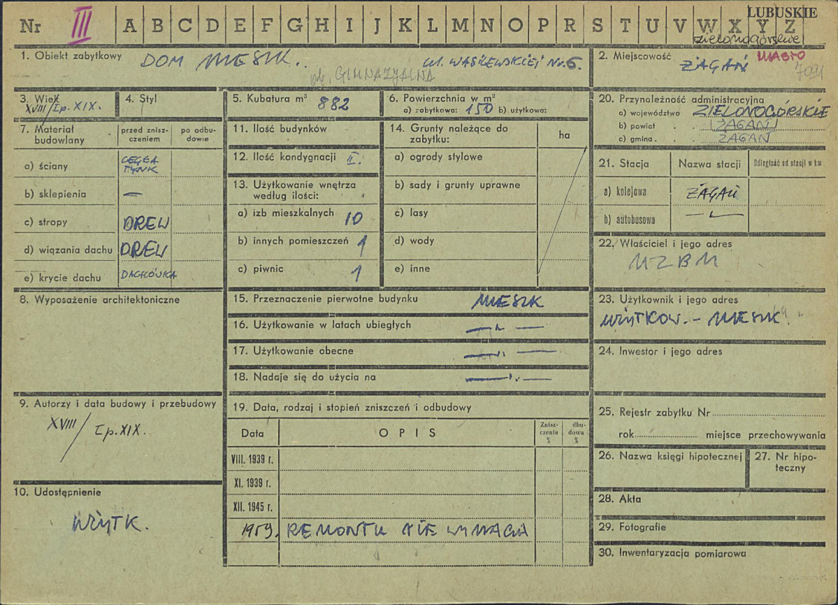 Karta zielona, skan nr 1