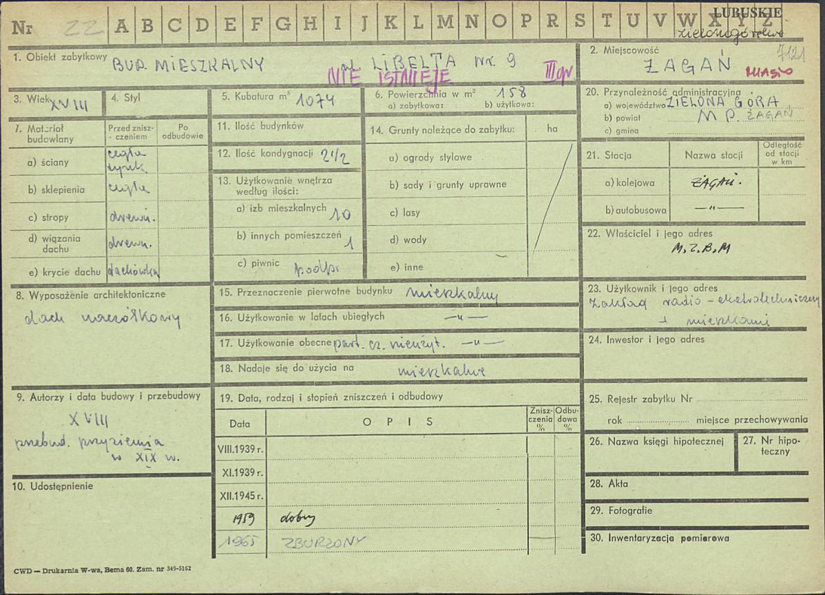 Karta zielona, skan nr 1