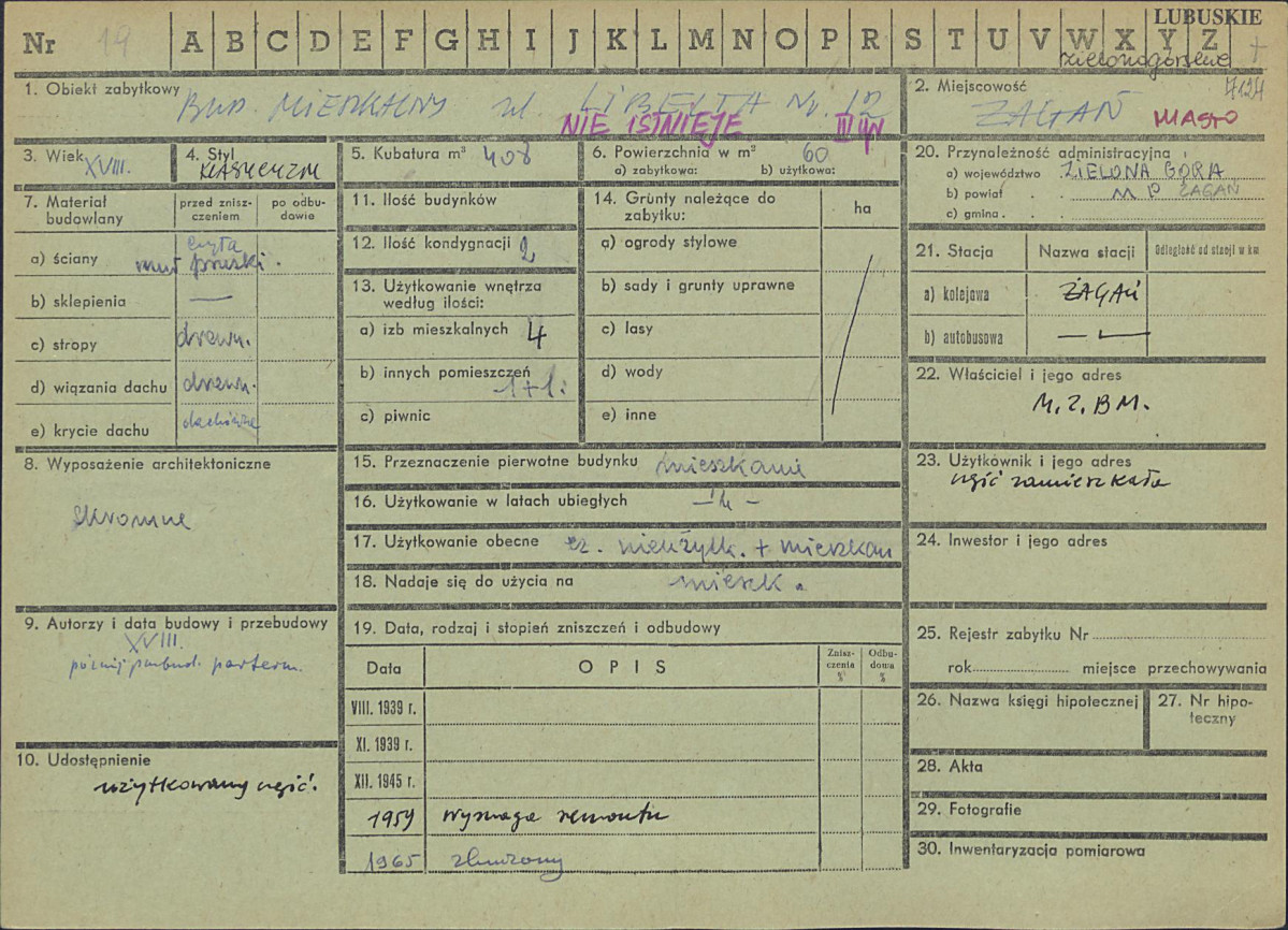 Karta zielona, skan nr 1
