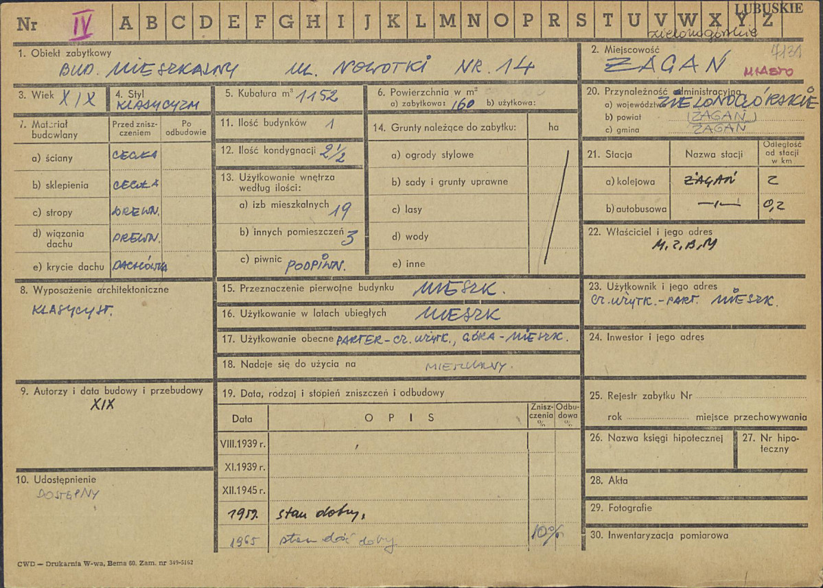 Karta zielona, skan nr 1