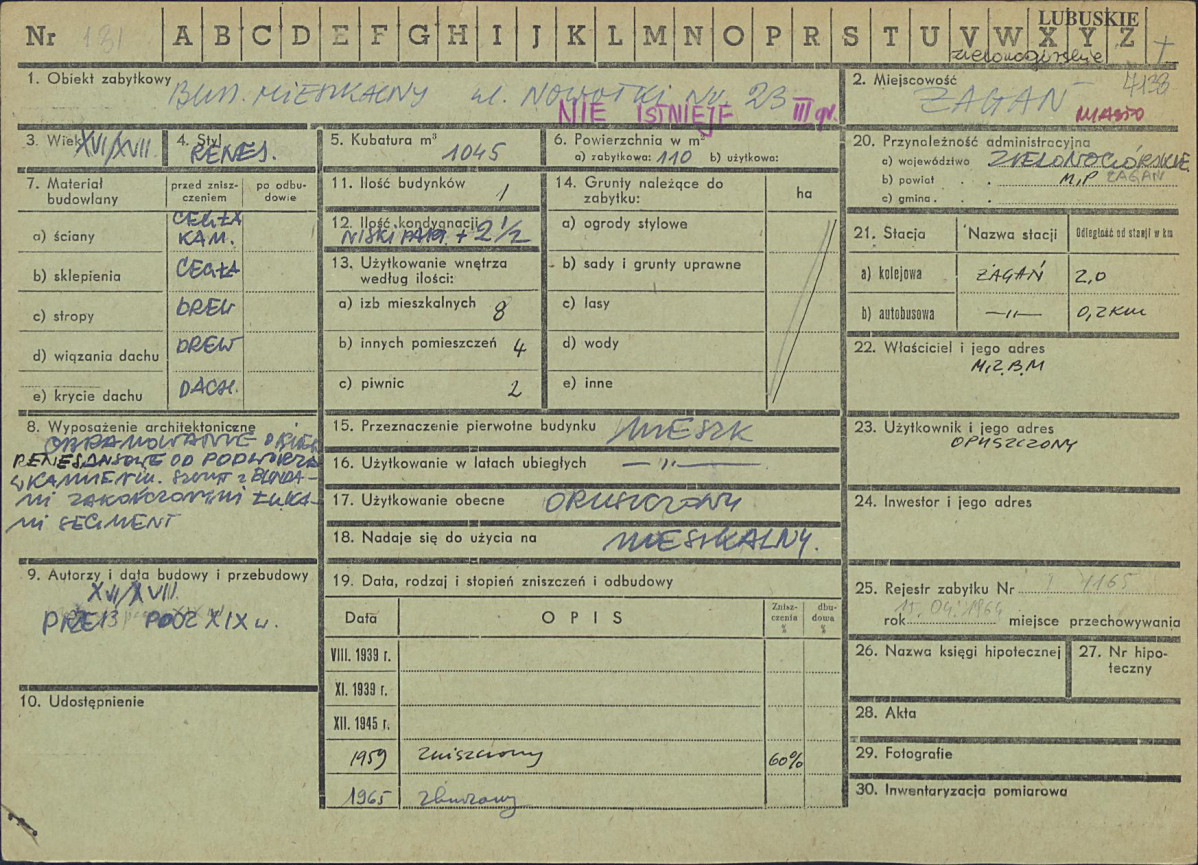 Karta zielona, skan nr 1