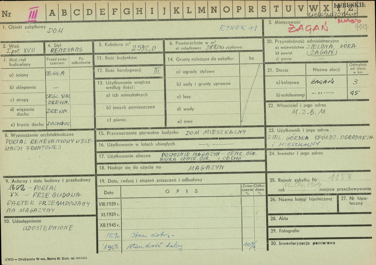 Karta zielona, skan nr 1