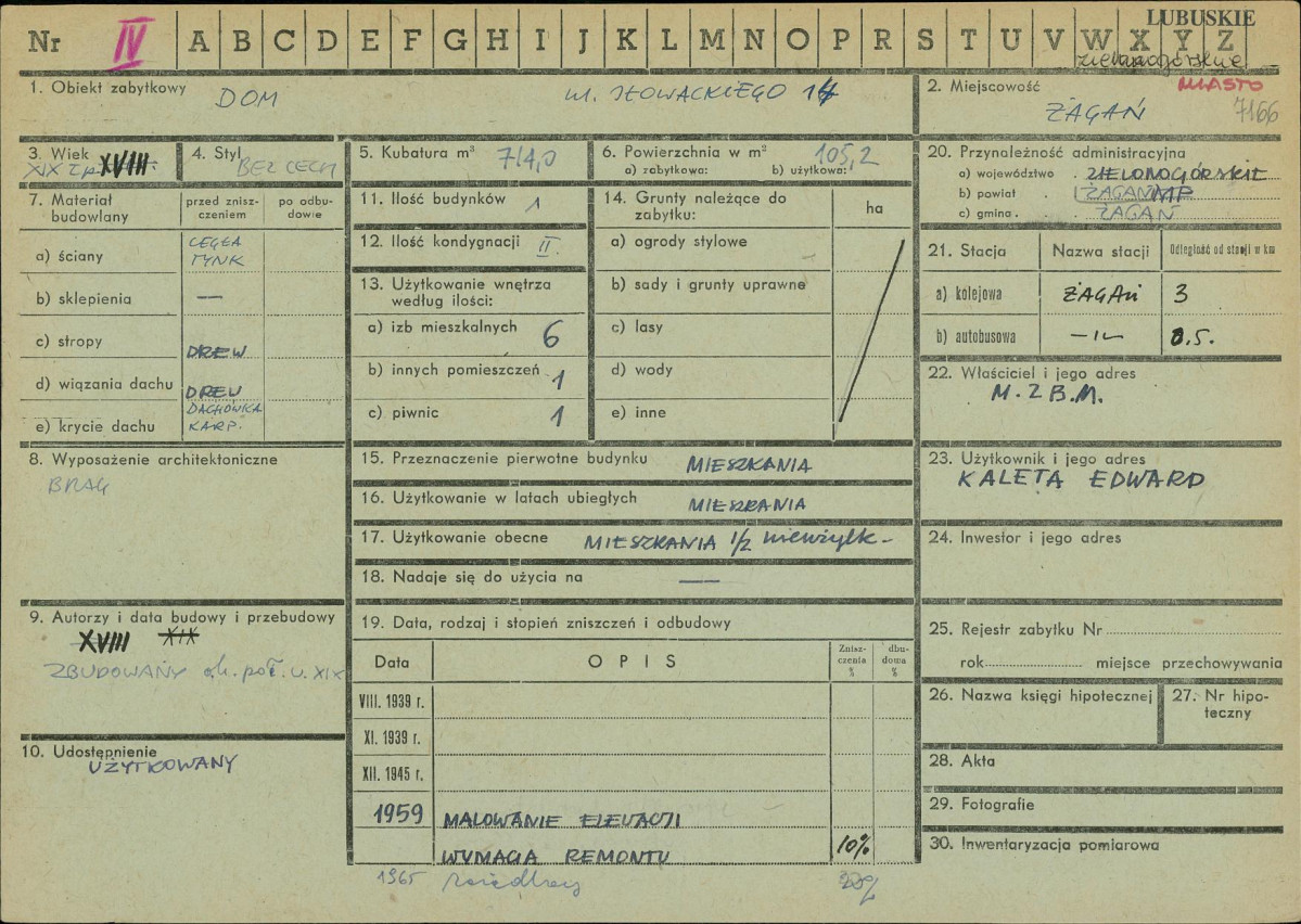 Karta zielona, skan nr 1