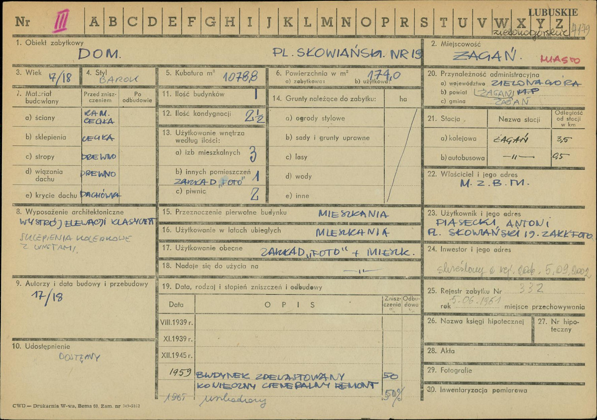 Karta zielona, skan nr 1