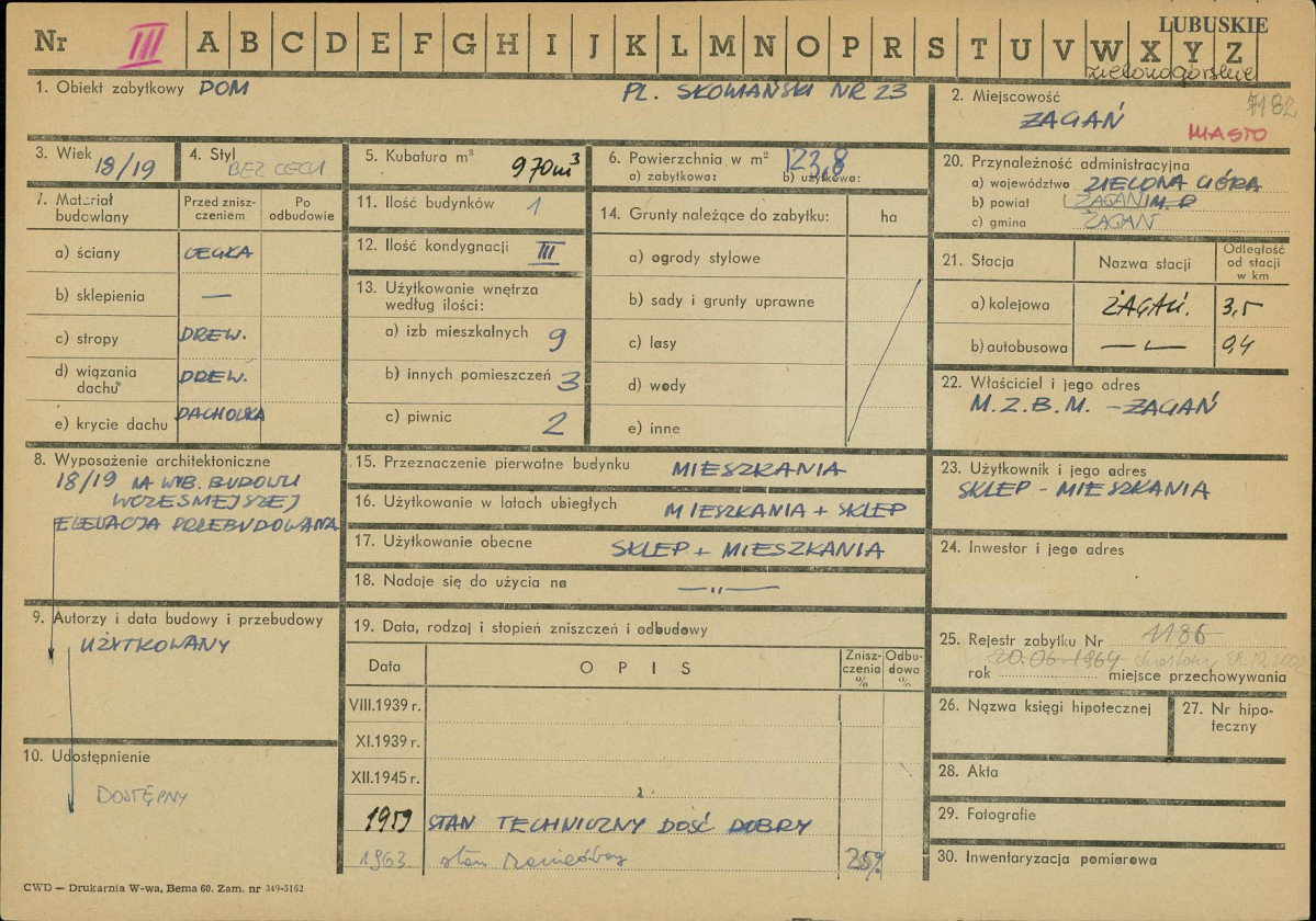 Karta zielona, skan nr 1