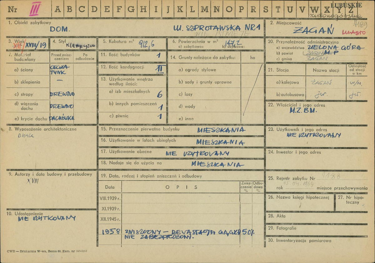 Karta zielona, skan nr 1