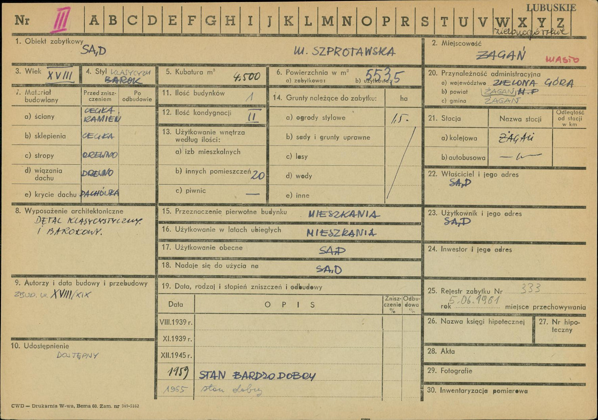 Karta zielona, skan nr 1