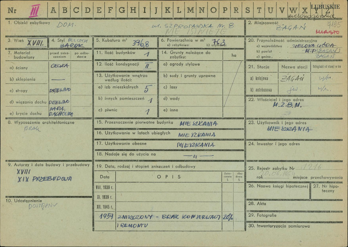 Karta zielona, skan nr 1