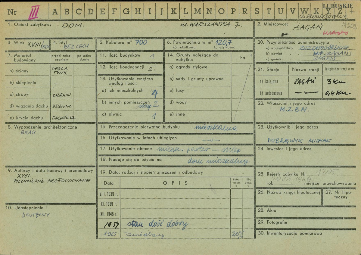 Karta zielona, skan nr 1