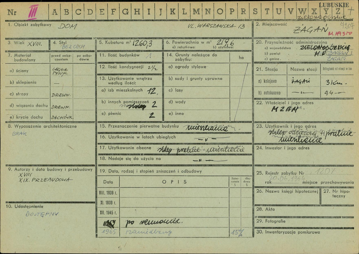 Karta zielona, skan nr 1