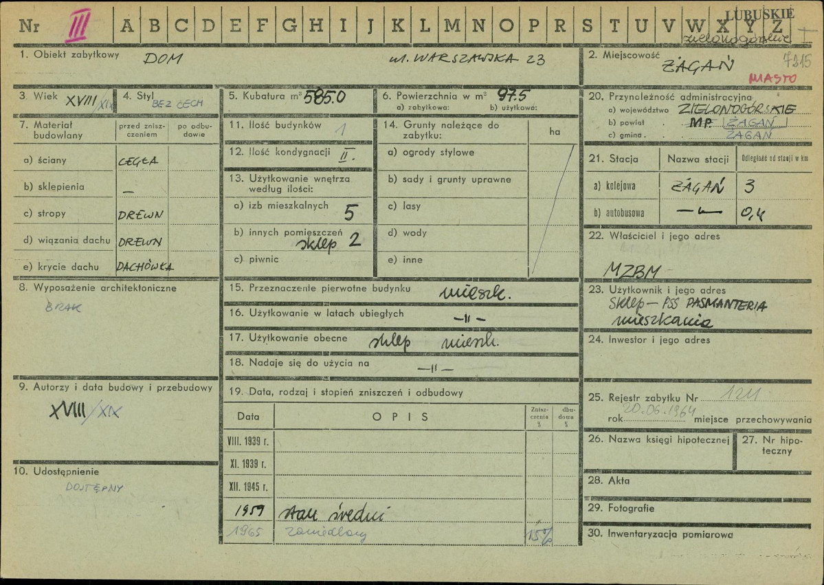 Karta zielona, skan nr 1