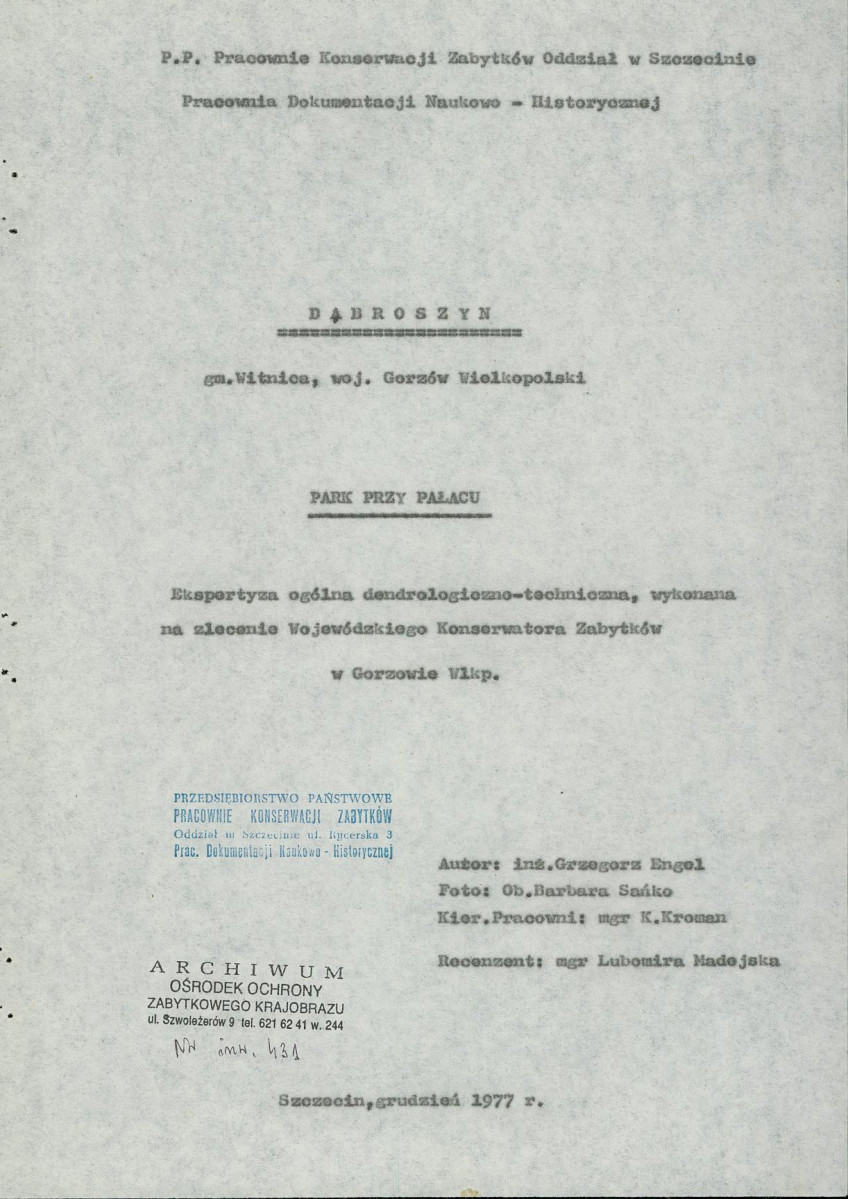 Ewidencja parkowa, skan nr 3