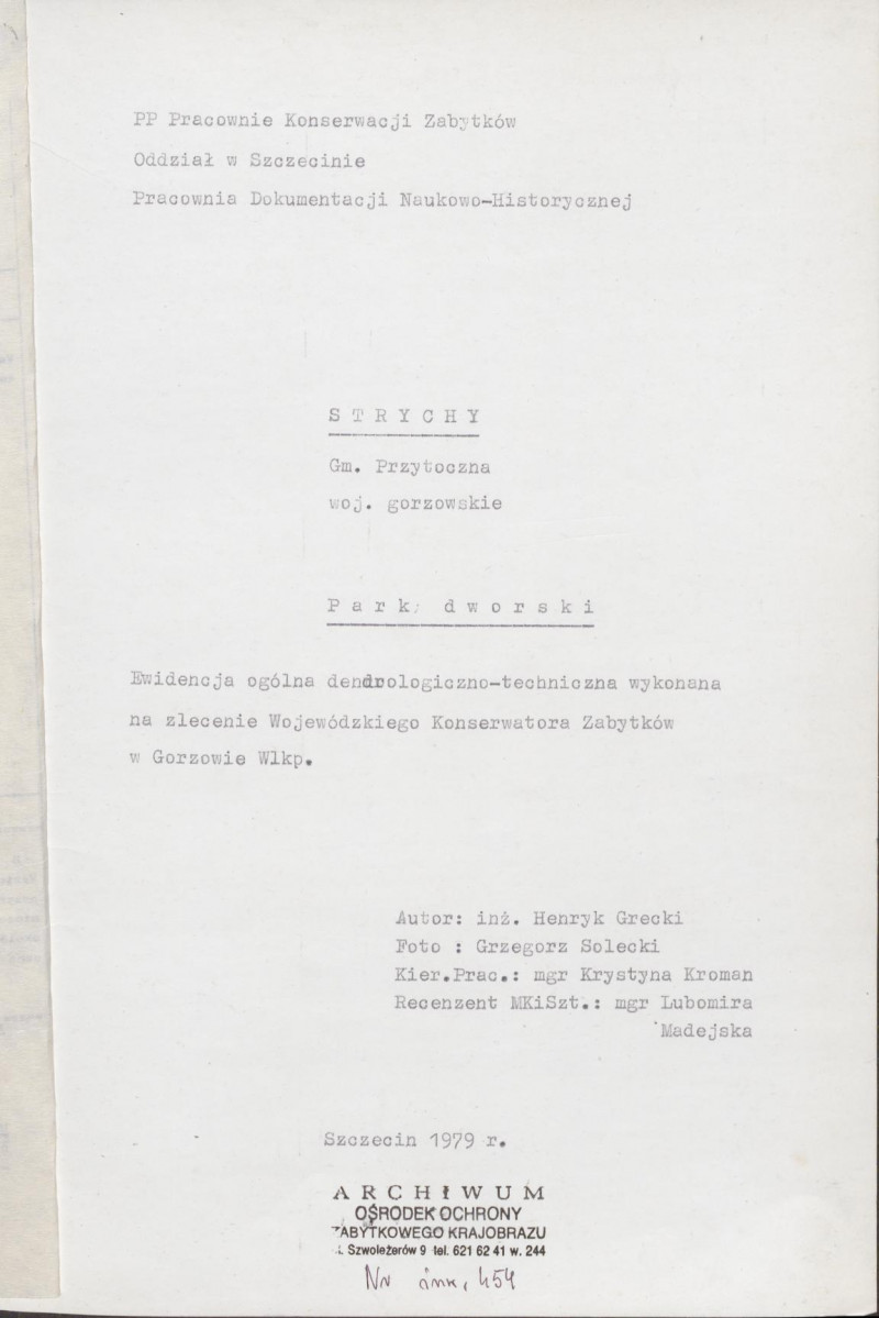 Ewidencja parkowa, skan nr 4