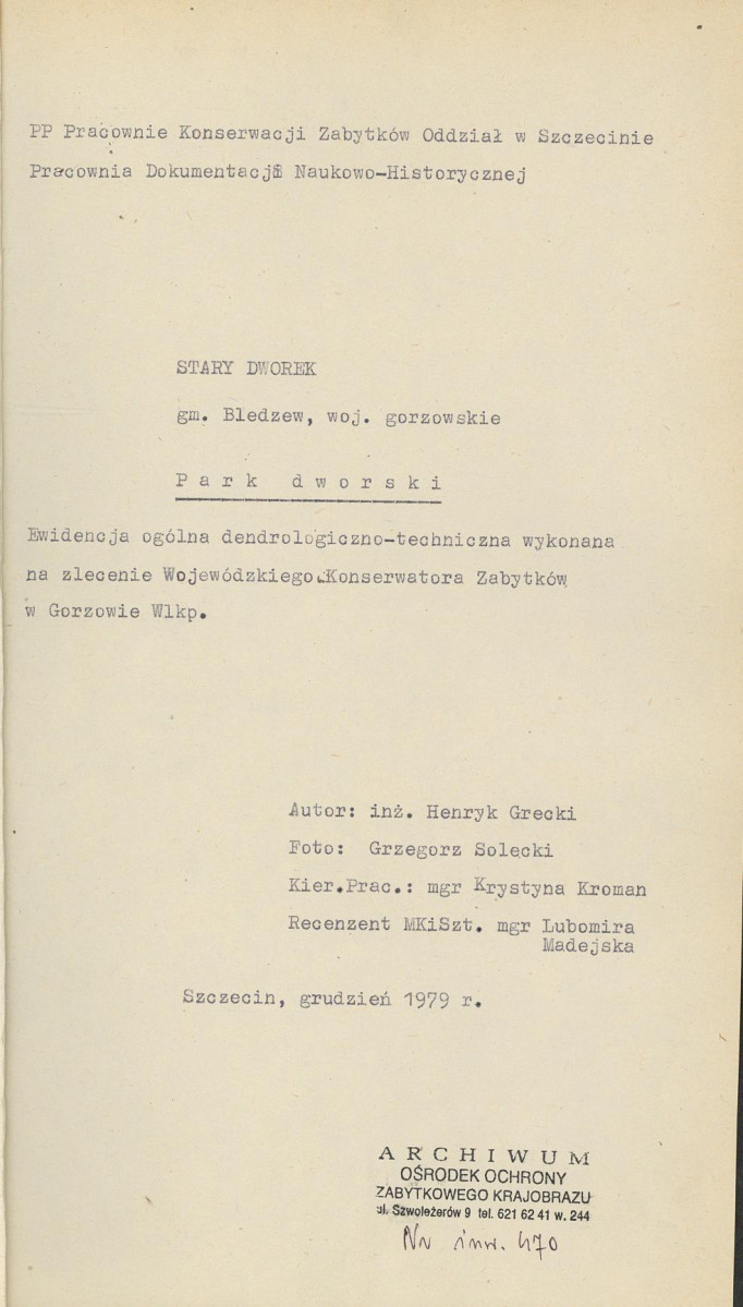 Ewidencja parkowa, skan nr 4