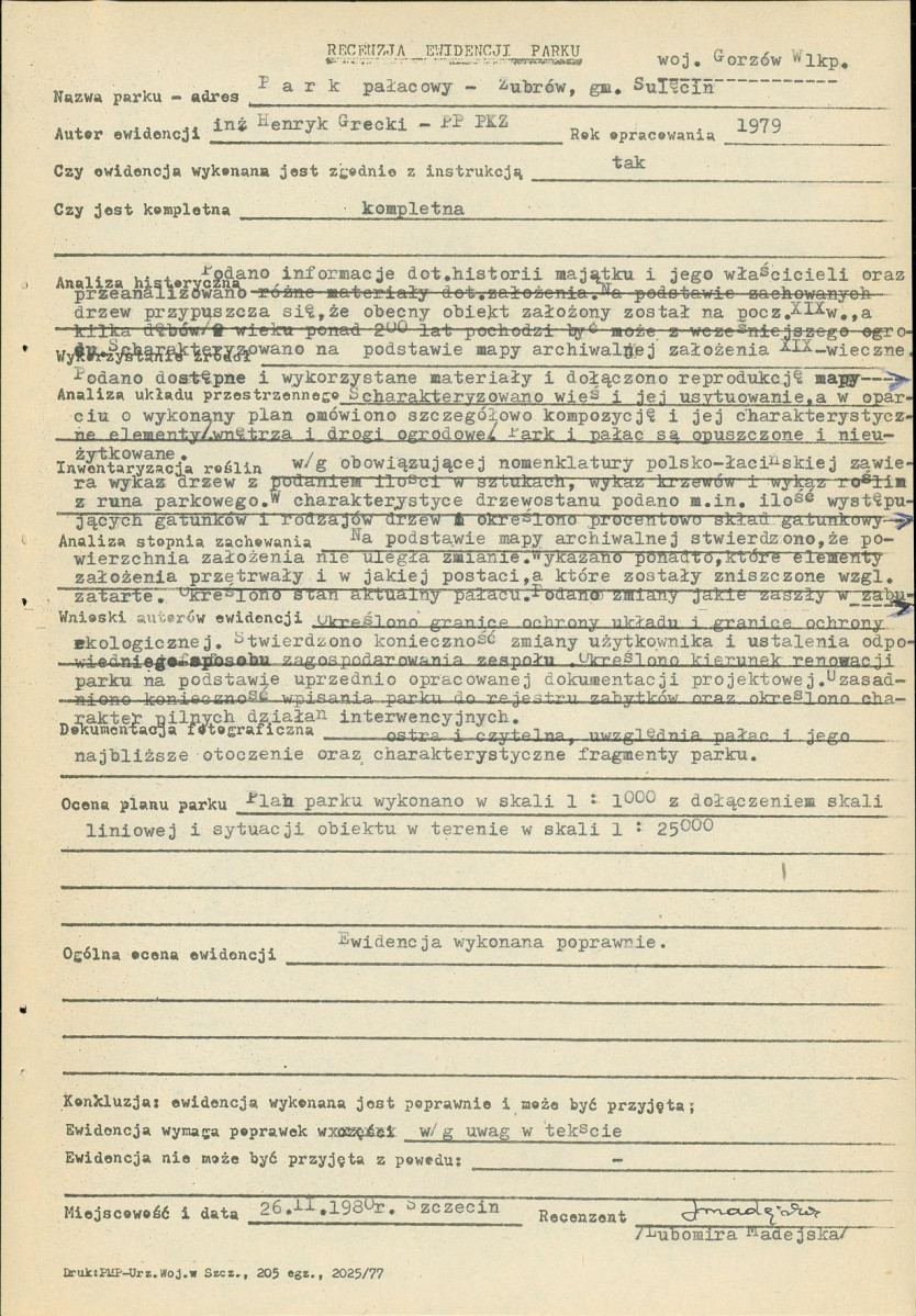 Ewidencja parkowa, skan nr 29
