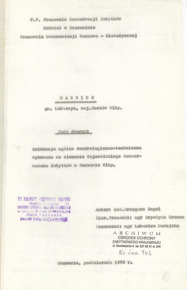 Ewidencja parkowa, skan nr 4