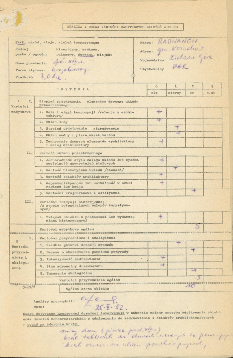 Ewidencja parkowa, skan nr 3