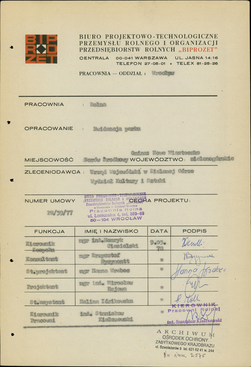 Ewidencja parkowa, skan nr 4