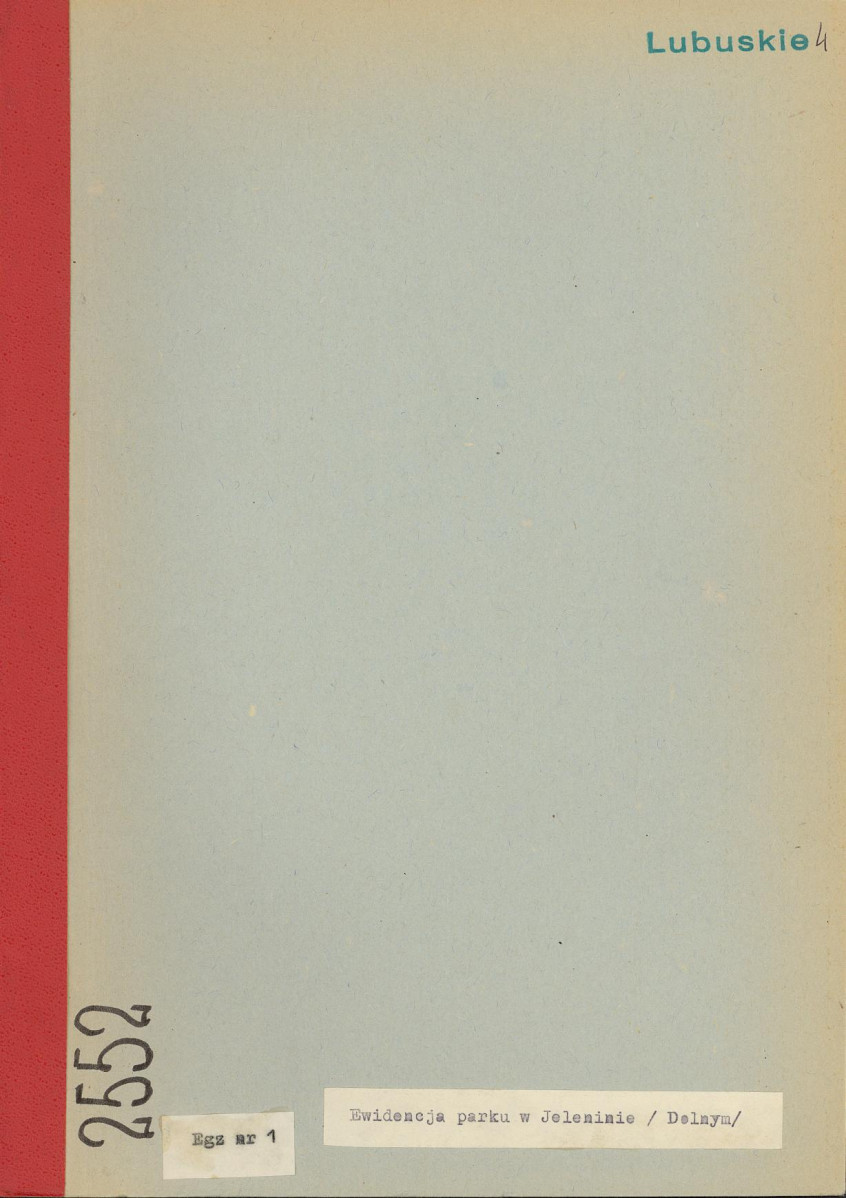 Ewidencja parkowa, skan nr 1