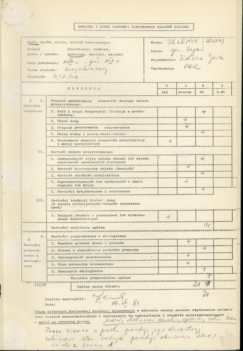 Ewidencja parkowa, skan nr 3