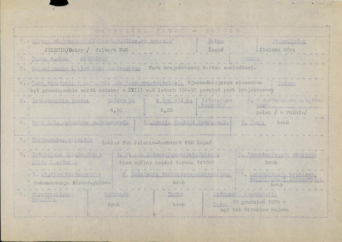 Ewidencja parkowa, skan nr 5