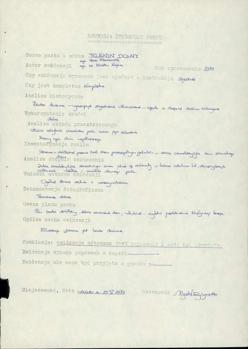 Ewidencja parkowa, skan nr 6