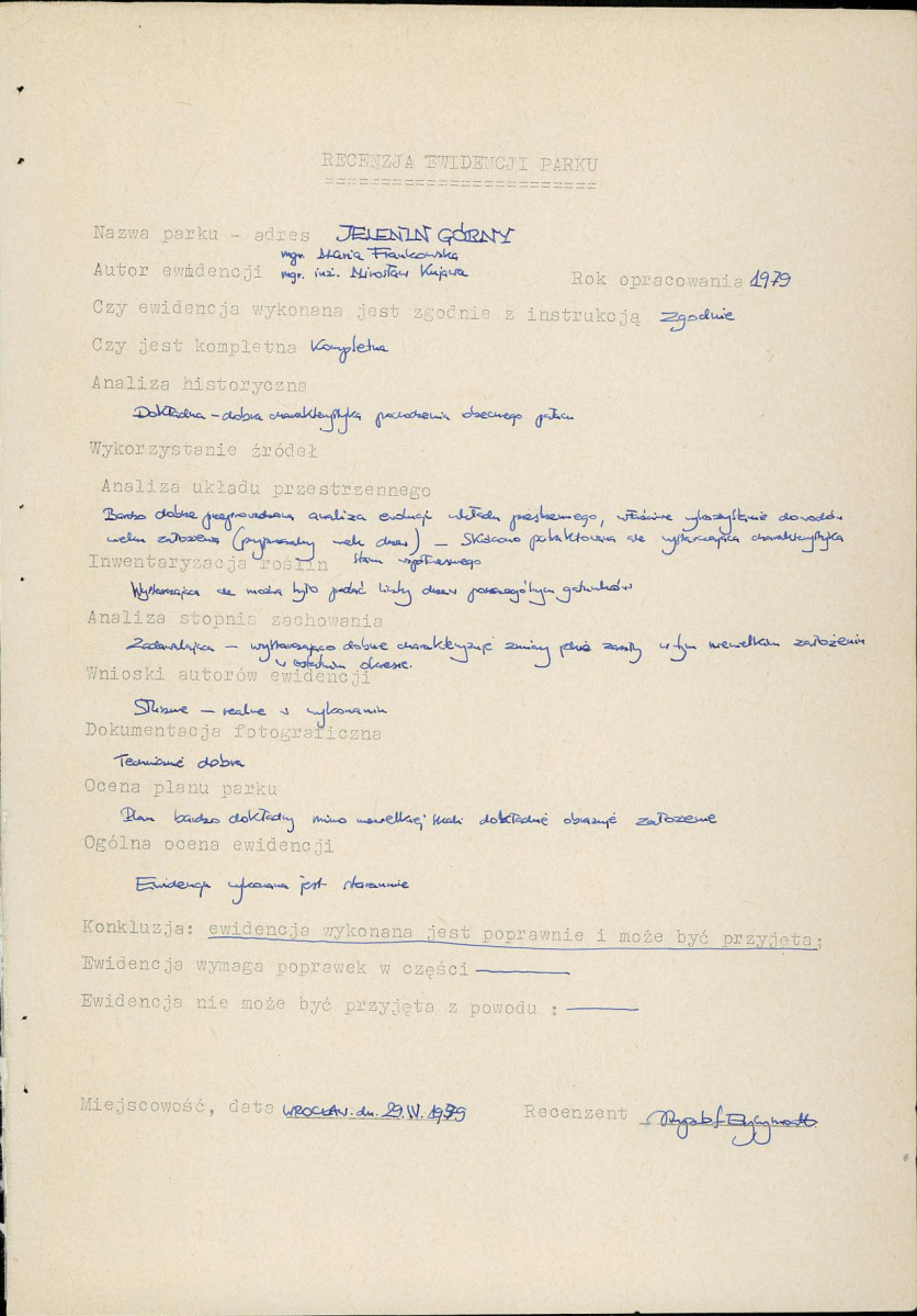 Ewidencja parkowa, skan nr 6