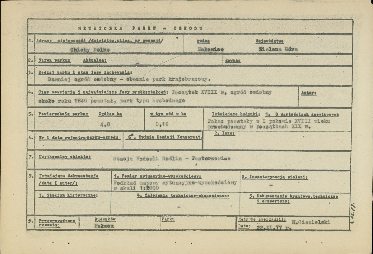 Ewidencja parkowa, skan nr 5
