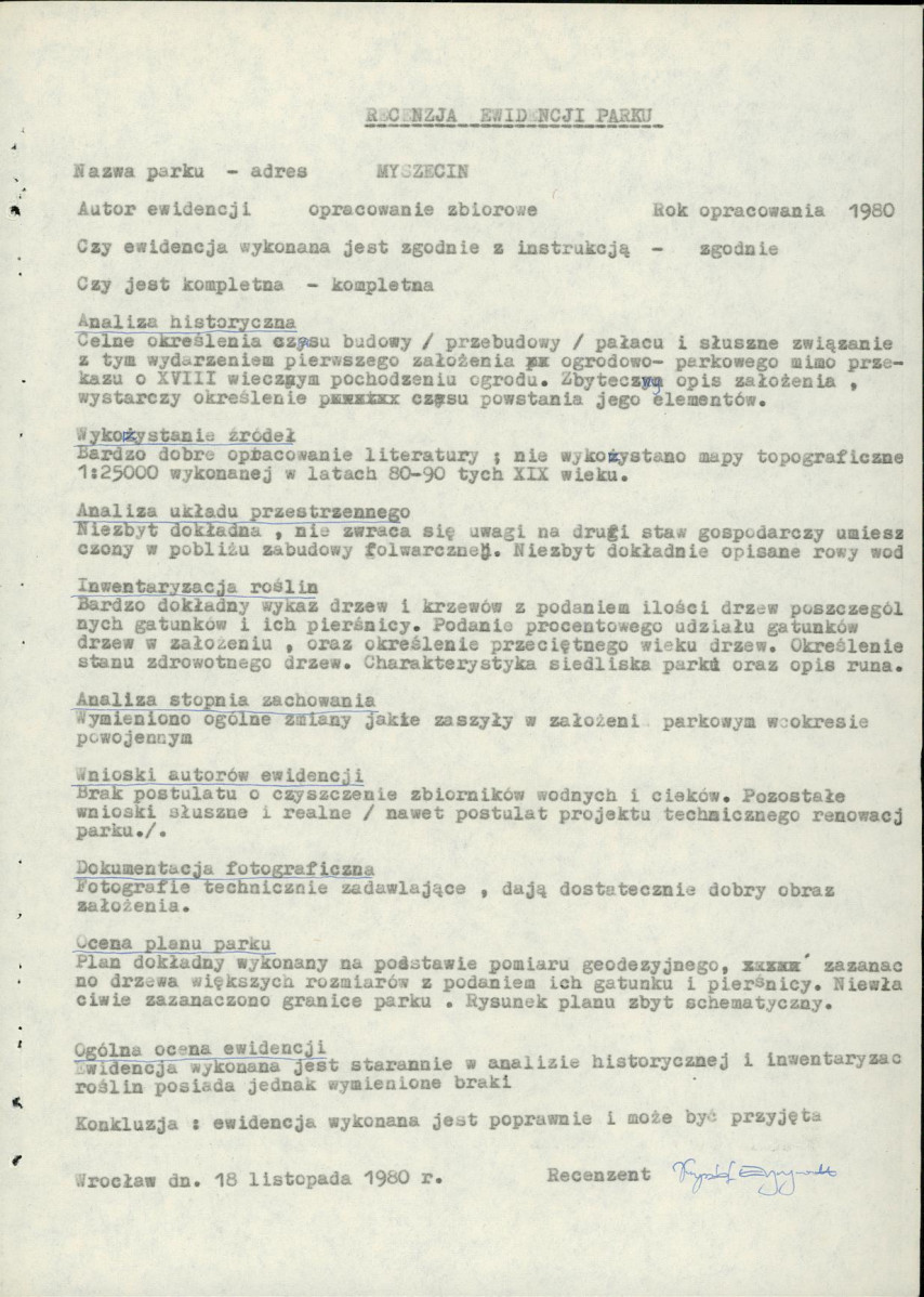 Ewidencja parkowa, skan nr 5