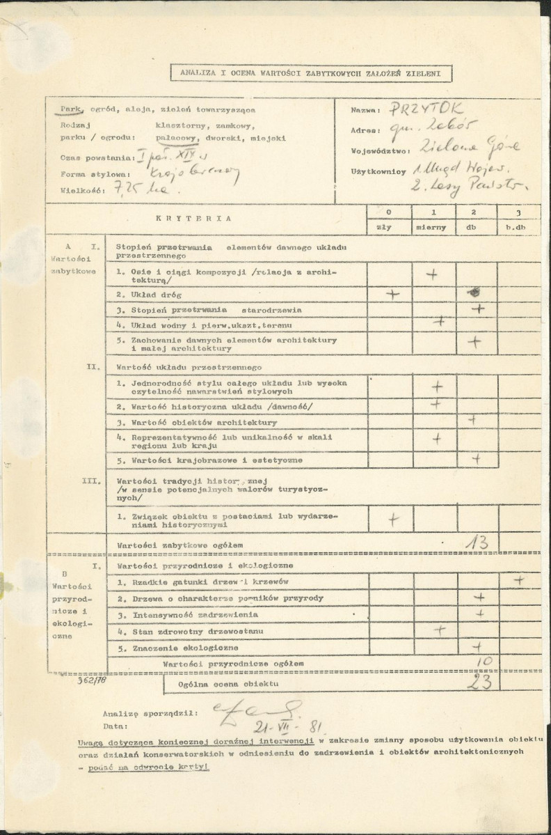 Ewidencja parkowa, skan nr 3