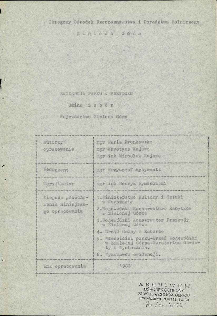 Ewidencja parkowa, skan nr 4