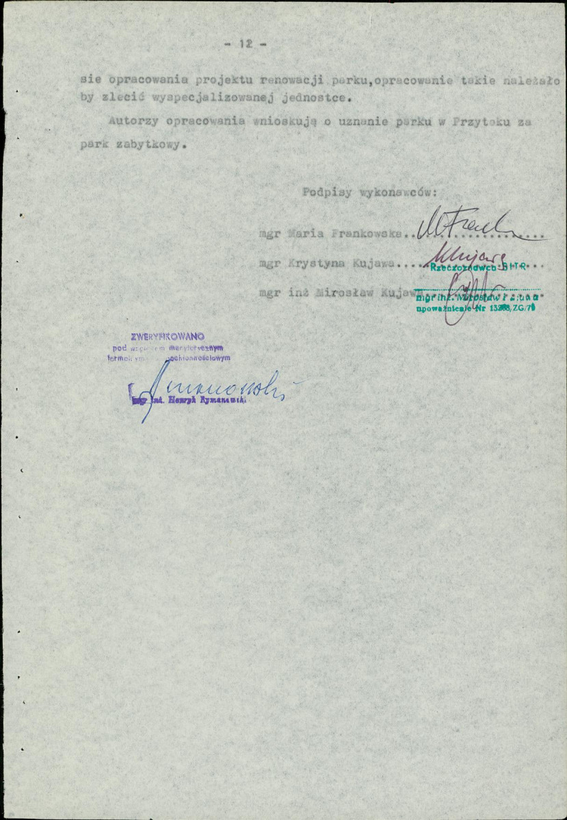 Ewidencja parkowa, skan nr 16