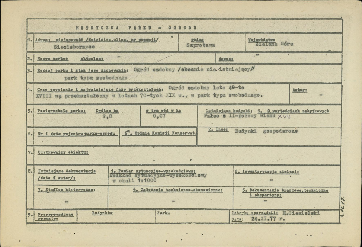 Ewidencja parkowa, skan nr 5