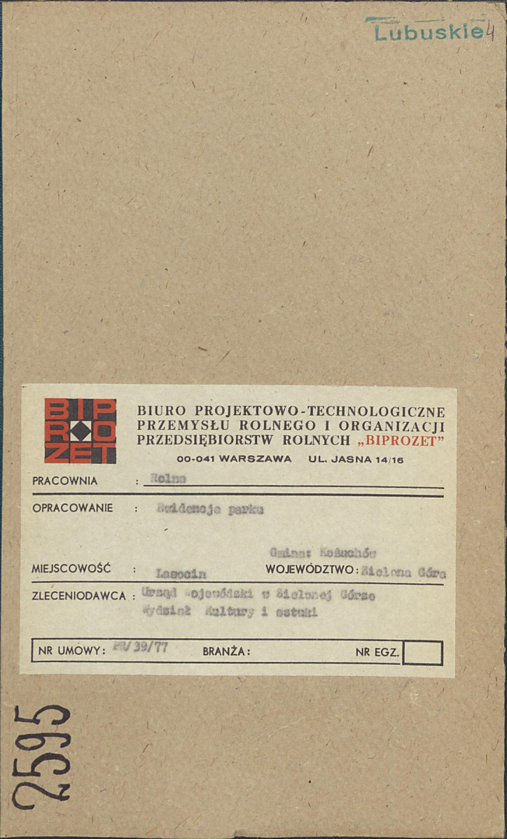 Ewidencja parkowa, skan nr 1