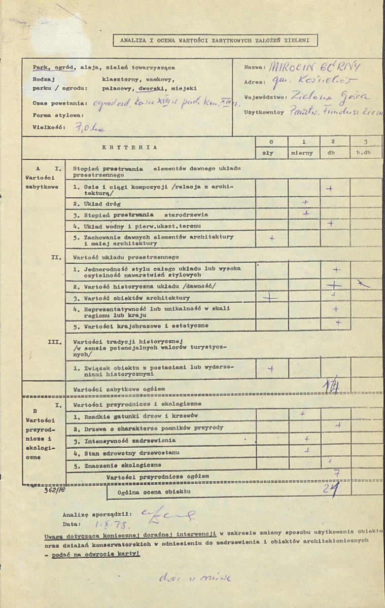 Ewidencja parkowa, skan nr 3