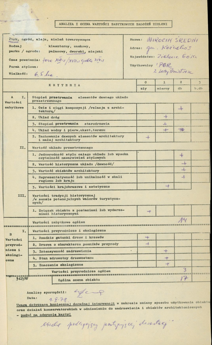 Ewidencja parkowa, skan nr 3