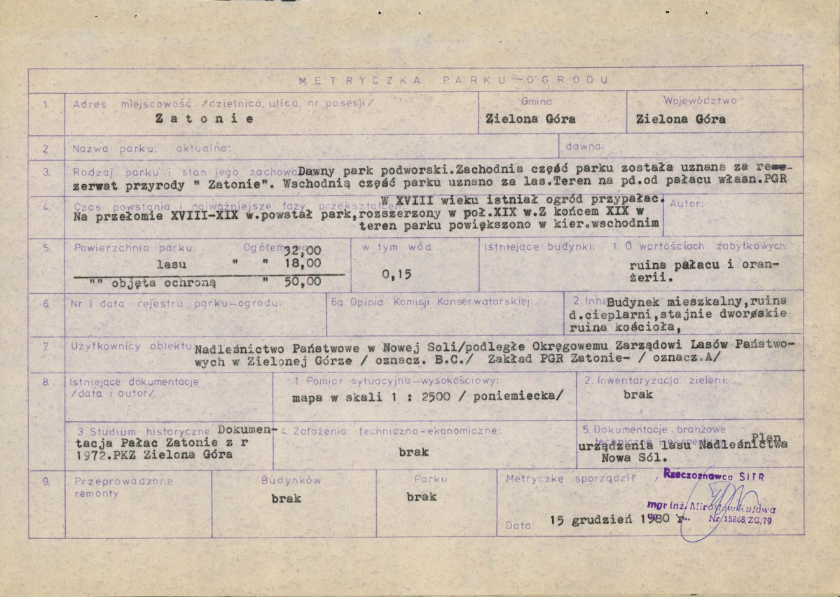 Ewidencja parkowa, skan nr 5