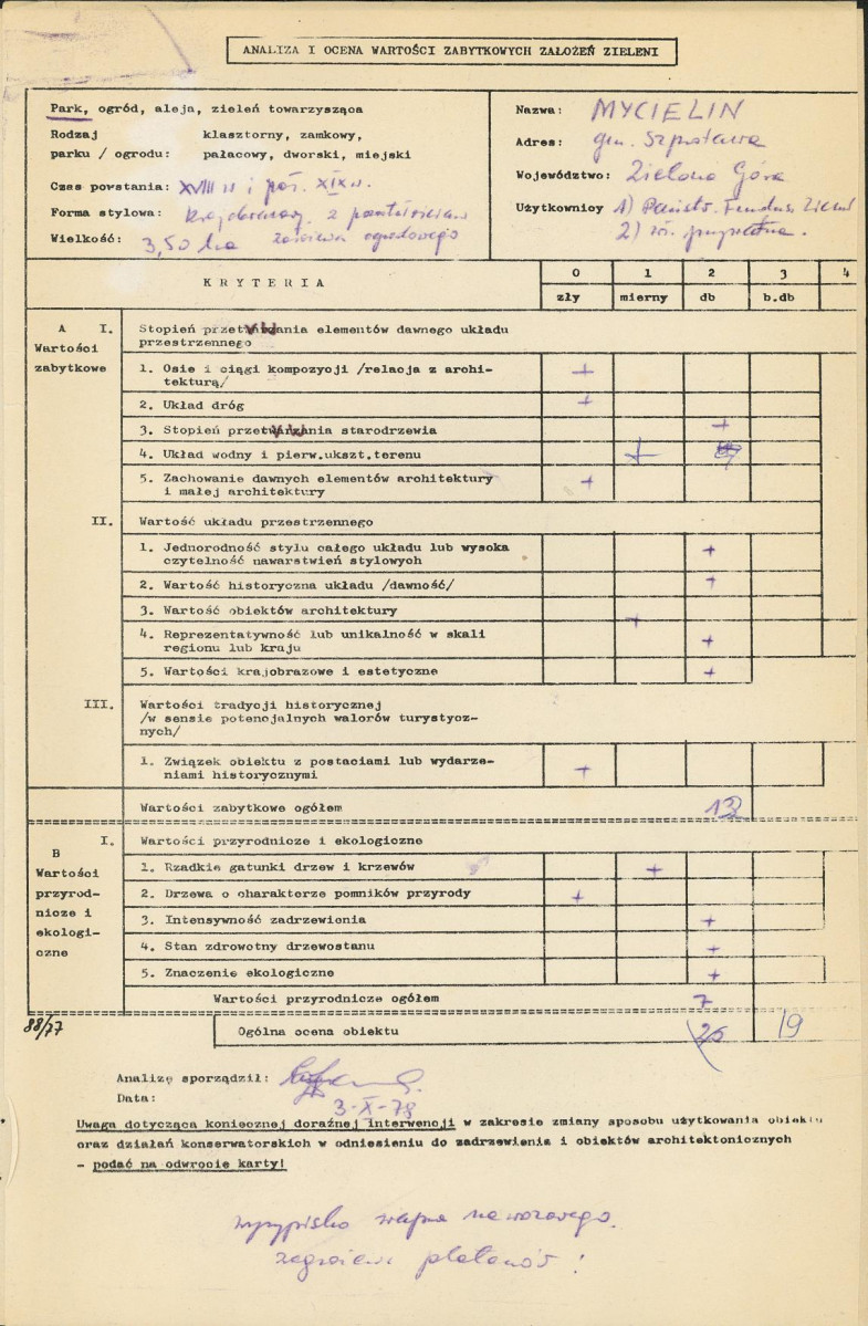 Ewidencja parkowa, skan nr 3
