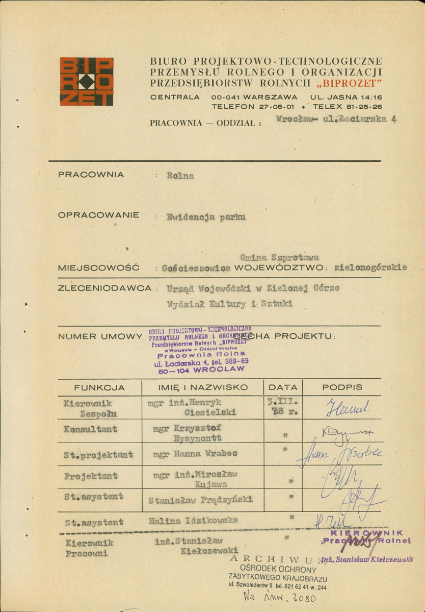 Ewidencja parkowa, skan nr 4