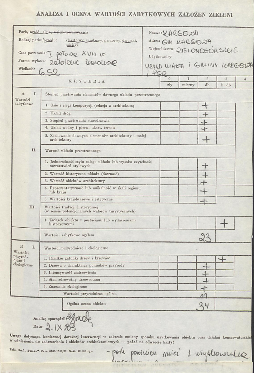 Ewidencja parkowa, skan nr 3
