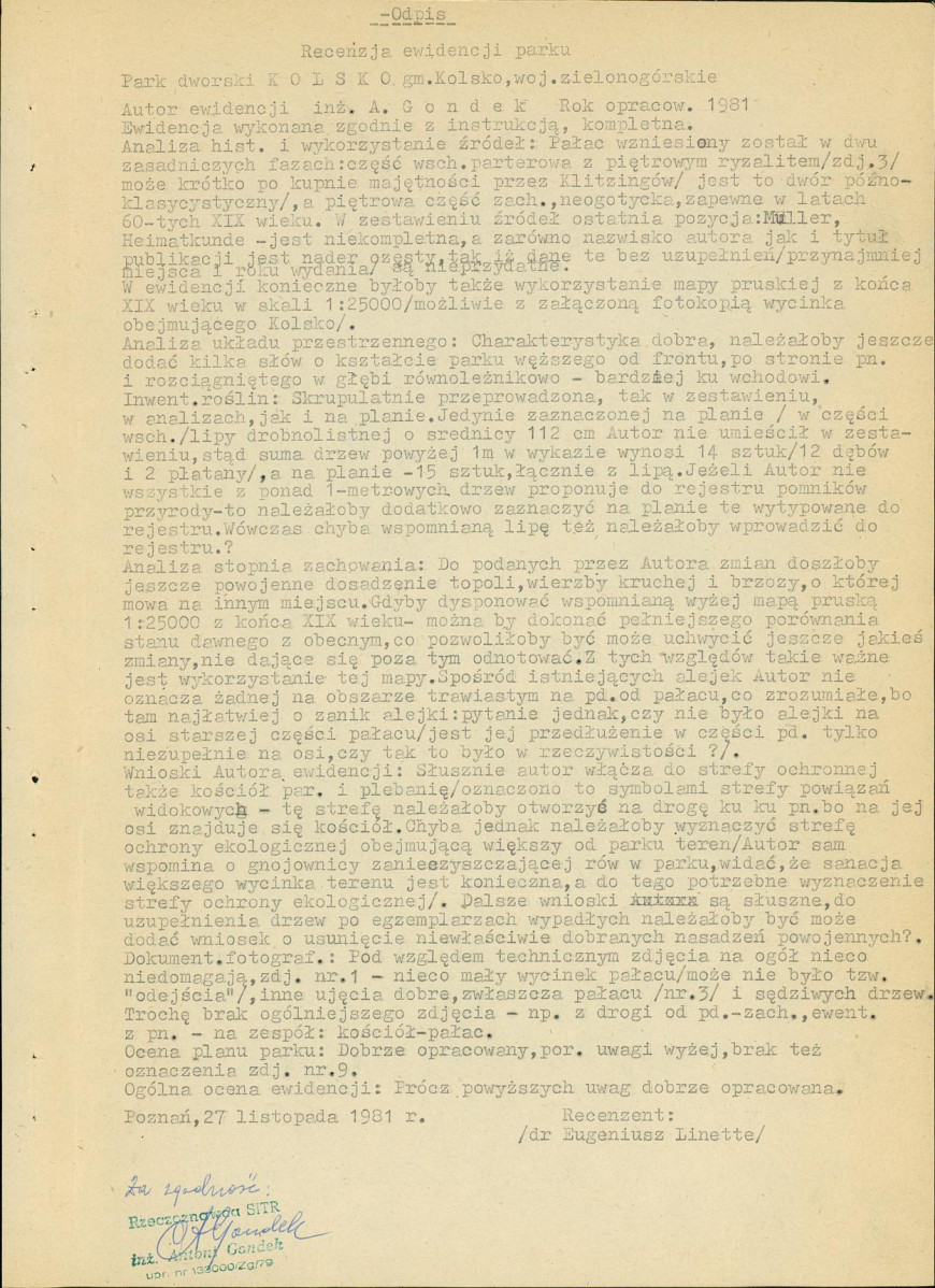 Ewidencja parkowa, skan nr 5