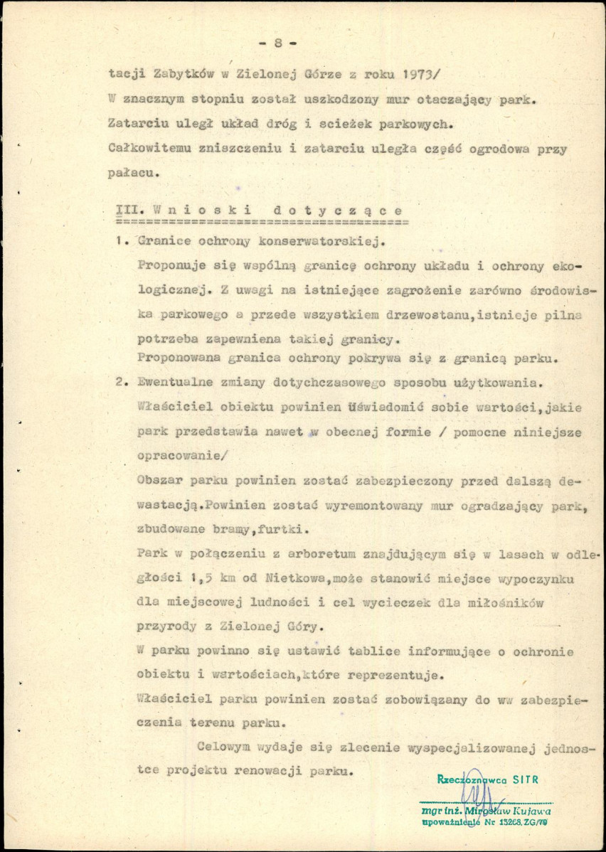 Ewidencja parkowa, skan nr 13