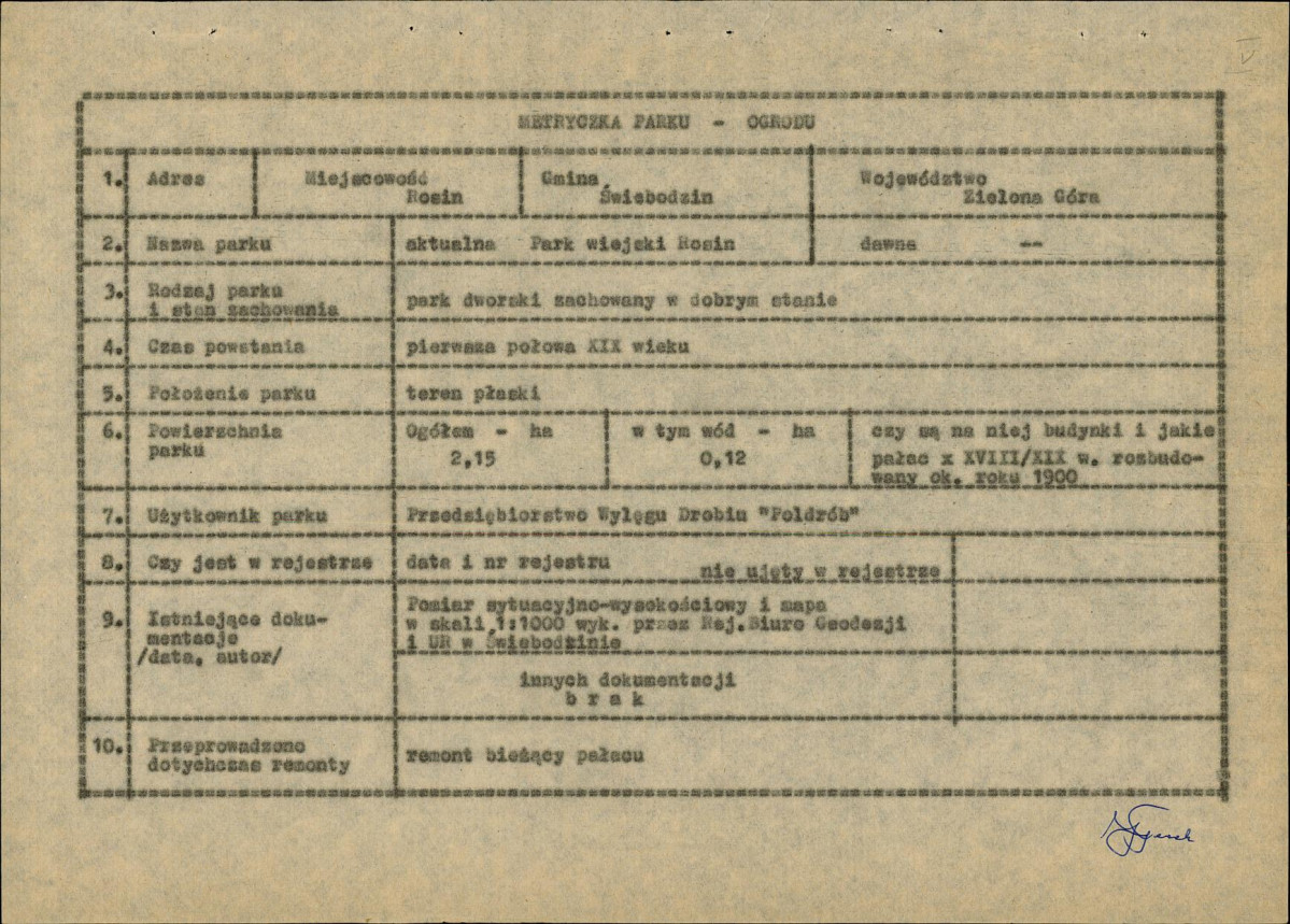 Ewidencja parkowa, skan nr 6
