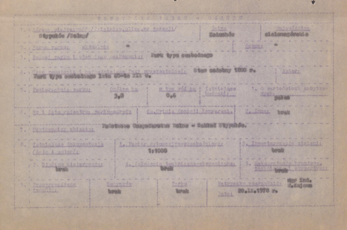 Ewidencja parkowa, skan nr 5