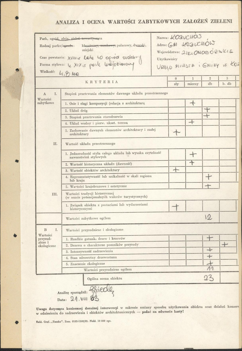 Ewidencja parkowa, skan nr 3