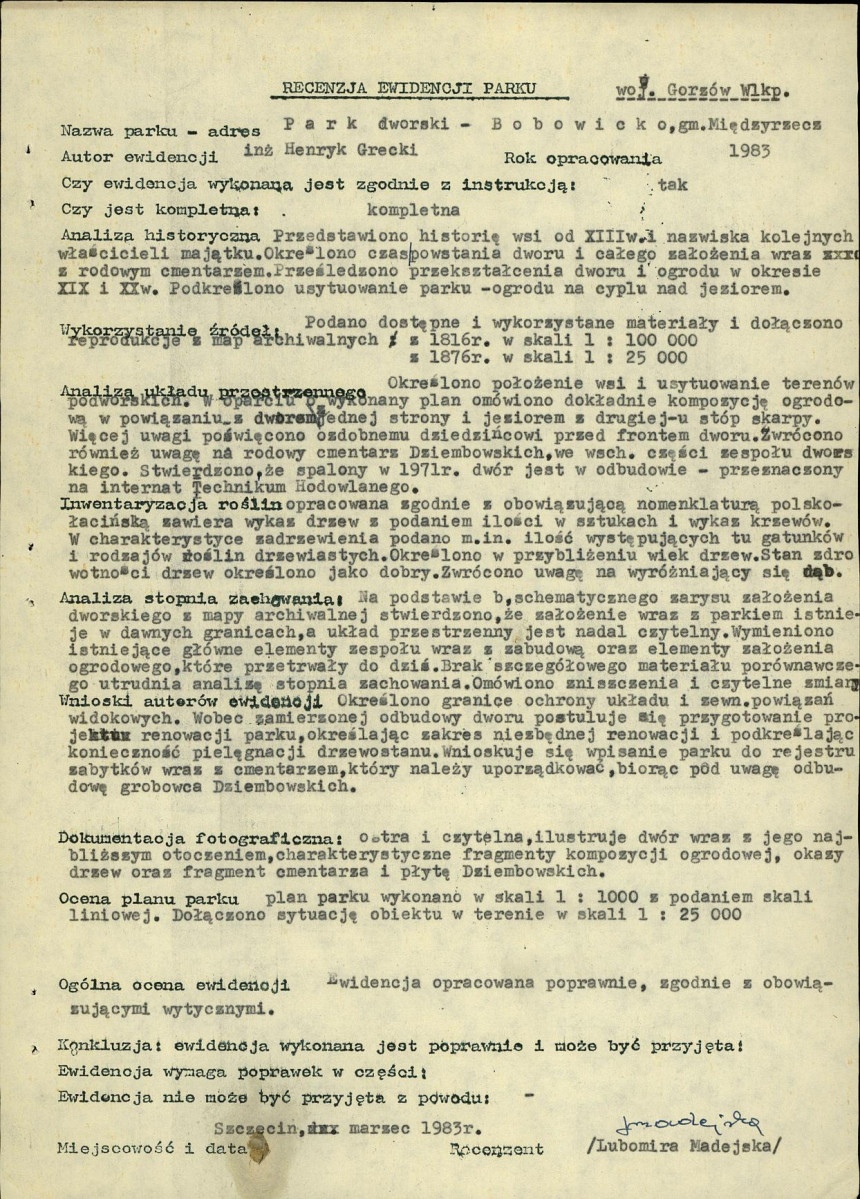 Ewidencja parkowa, skan nr 33