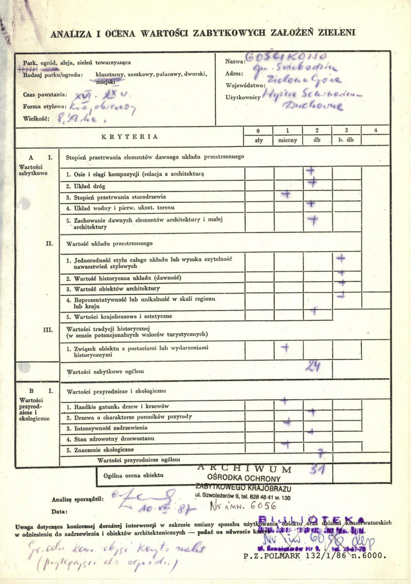 Ewidencja parkowa, skan nr 2