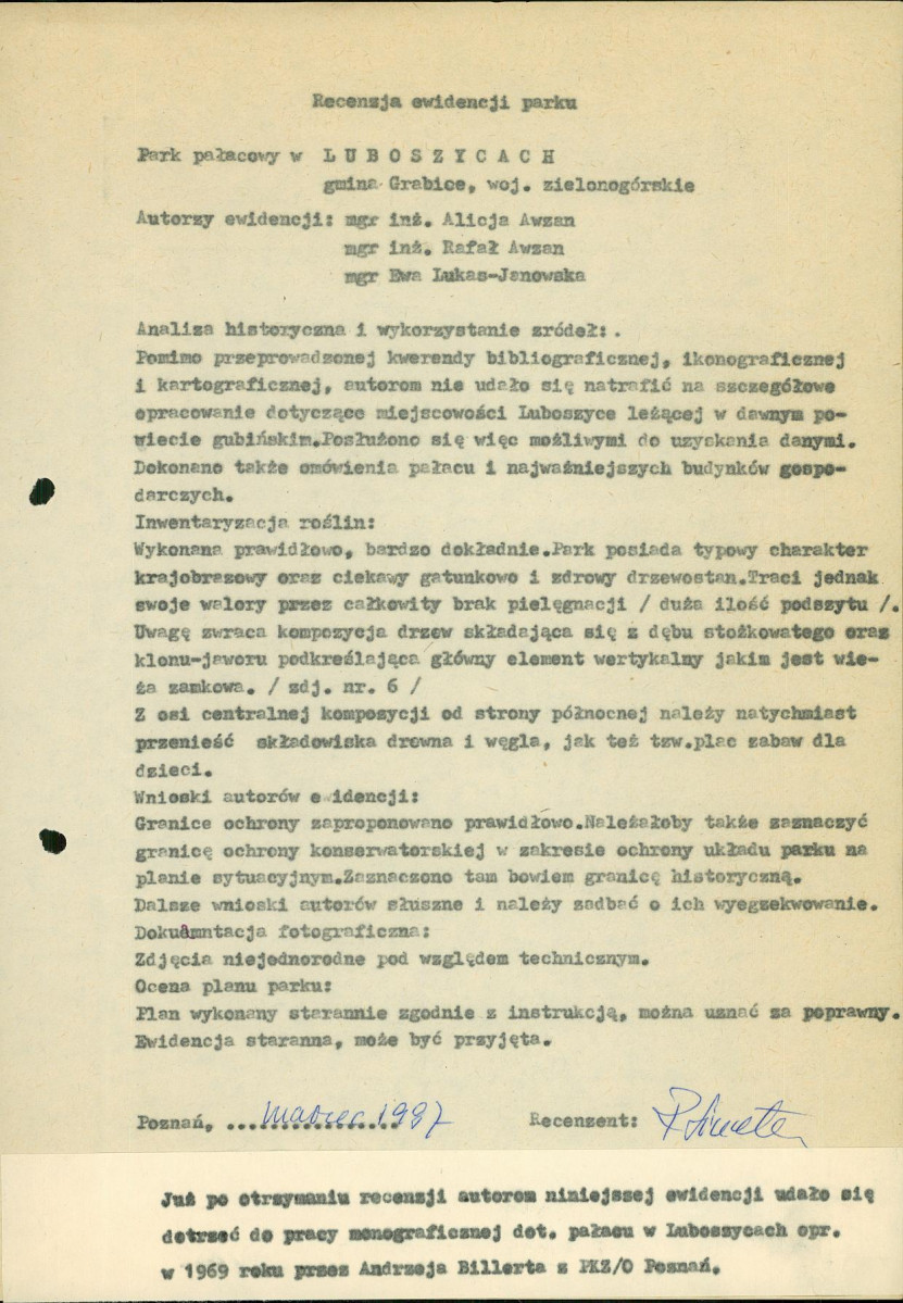 Ewidencja parkowa, skan nr 4